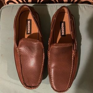 Madden Brown Leather Men Loafers Size 8M $15